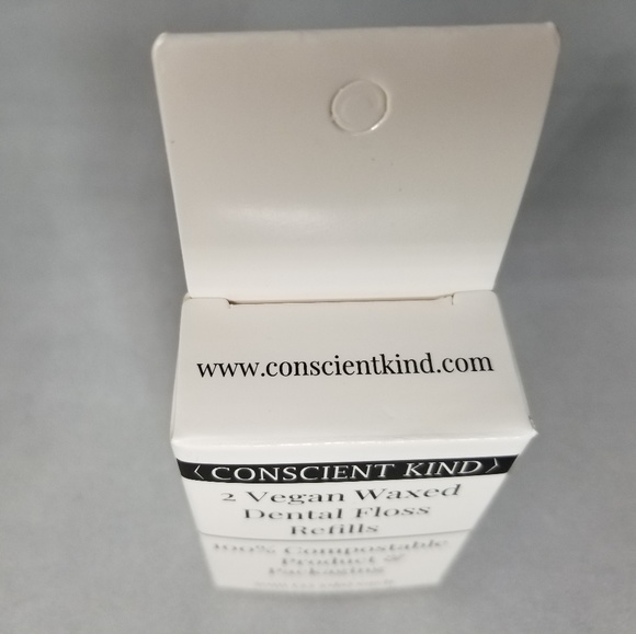 🐳Zero-Waste Vegan Waxed Dental Floss Refills Mint - Picture 2 of 6